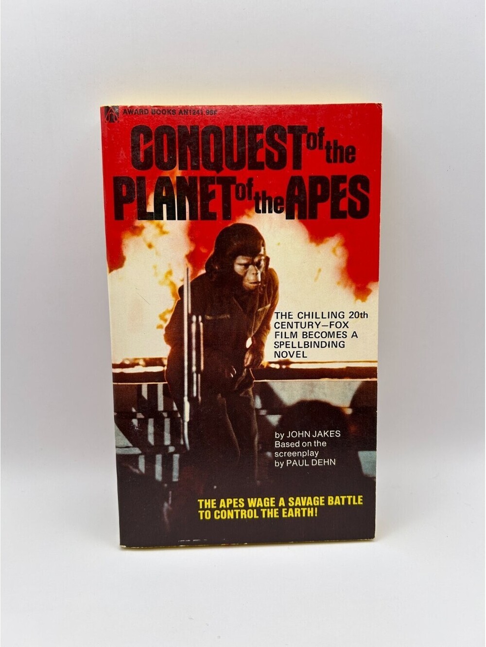 John Jakes Conquest of the Planet Apes Paperback 1970s Catalog Number AN1241